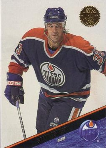 #297 Scott Pearson - Edmonton Oilers - 1993-94 Leaf Hockey
