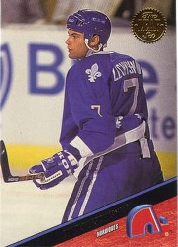 #305 Curtis Leschyshyn - Quebec Nordiques - 1993-94 Leaf Hockey
