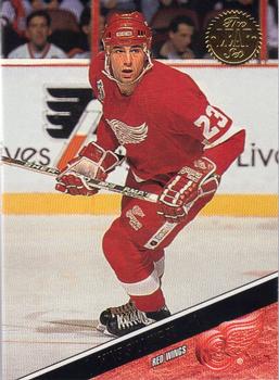 #306 Mike Sillinger - Detroit Red Wings - 1993-94 Leaf Hockey