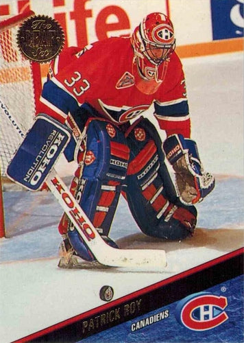 #33 Patrick Roy - Montreal Canadiens - 1993-94 Leaf Hockey