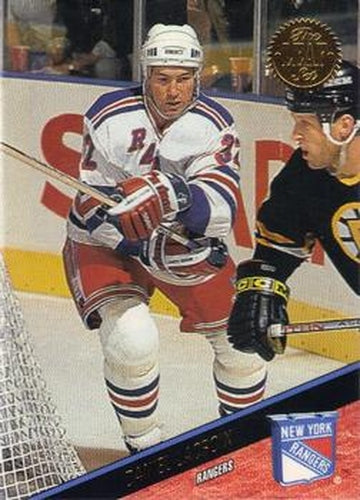 #351 Daniel Lacroix - New York Rangers - 1993-94 Leaf Hockey
