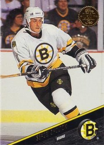#376 Sergei Zholtok - Boston Bruins - 1993-94 Leaf Hockey