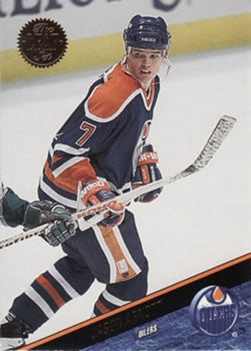 #382 Jason Arnott - Edmonton Oilers - 1993-94 Leaf Hockey