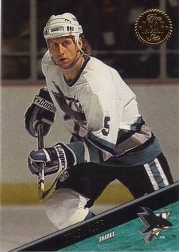 #399 Mike Lalor - San Jose Sharks - 1993-94 Leaf Hockey