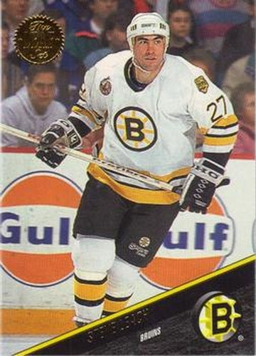 #3 Steve Leach - Boston Bruins - 1993-94 Leaf Hockey