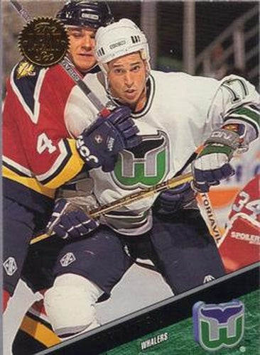 #412 Mark Greig - Hartford Whalers - 1993-94 Leaf Hockey