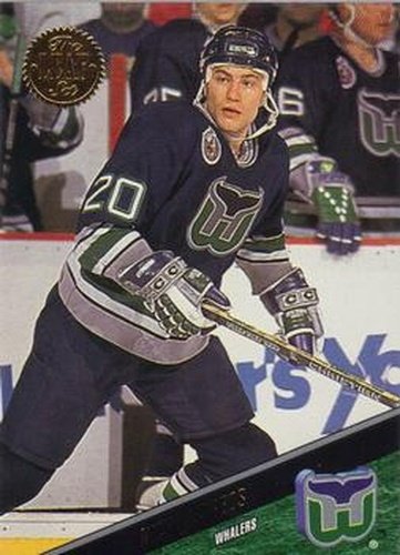 #414 Nick Kypreos - Hartford Whalers - 1993-94 Leaf Hockey