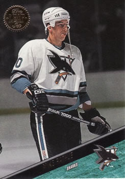 #419 Mike Rathje - San Jose Sharks - 1993-94 Leaf Hockey