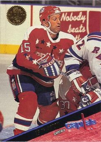 #420 Keith Acton - Washington Capitals - 1993-94 Leaf Hockey