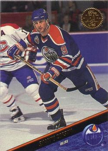 #46 Shayne Corson - Edmonton Oilers - 1993-94 Leaf Hockey