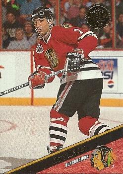 #51 Chris Chelios - Chicago Blackhawks - 1993-94 Leaf Hockey