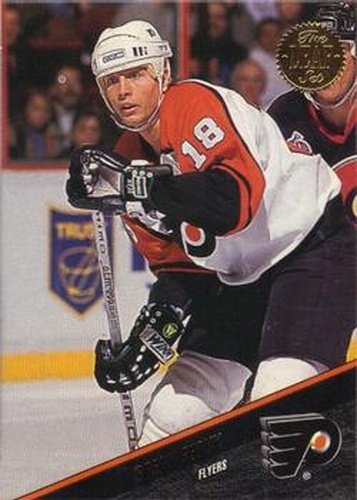 #58 Brent Fedyk - Philadelphia Flyers - 1993-94 Leaf Hockey