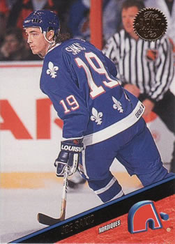 #87 Joe Sakic - Quebec Nordiques - 1993-94 Leaf Hockey