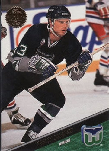 #8 Zarley Zalapski - Hartford Whalers - 1993-94 Leaf Hockey