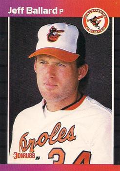 #495 Jeff Ballard - Baltimore Orioles - 1989 Donruss Baseball