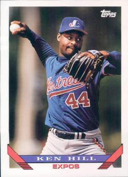 #495 Ken Hill - Montreal Expos - 1993 Topps Baseball