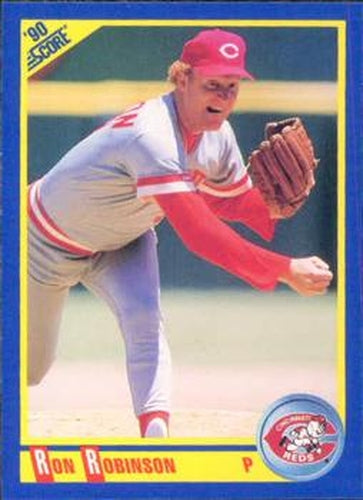 #495 Ron Robinson - Cincinnati Reds - 1990 Score Baseball