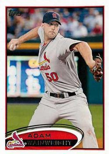 #495 Adam Wainwright - St. Louis Cardinals - 2012 Topps Baseball