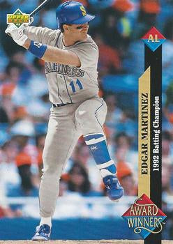 #495 Edgar Martinez - Seattle Mariners - 1993 Upper Deck Baseball