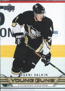 #495 Young Guns Checklist Evgeni Malkin - Pittsburgh Penguins - 2006-07 Upper Deck Hockey