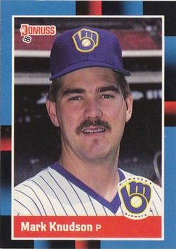 #495 Mark Knudson - Milwaukee Brewers - 1988 Donruss Baseball
