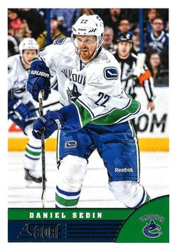#495 Daniel Sedin - Vancouver Canucks - 2013-14 Score Hockey