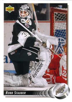 #495 Robb Stauber - Los Angeles Kings - 1992-93 Upper Deck Hockey