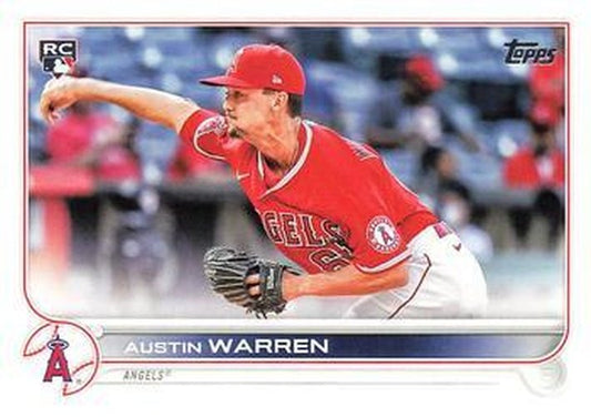 #495 Austin Warren - Los Angeles Angels - 2022 Topps Baseball