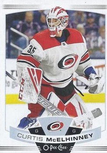 #495 Curtis McElhinney - Carolina Hurricanes - 2019-20 O-Pee-Chee Hockey