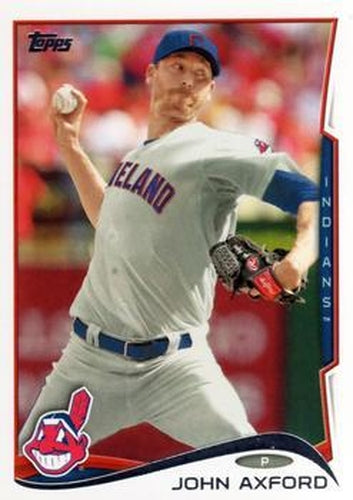 #495 John Axford - Cleveland Indians - 2014 Topps Baseball