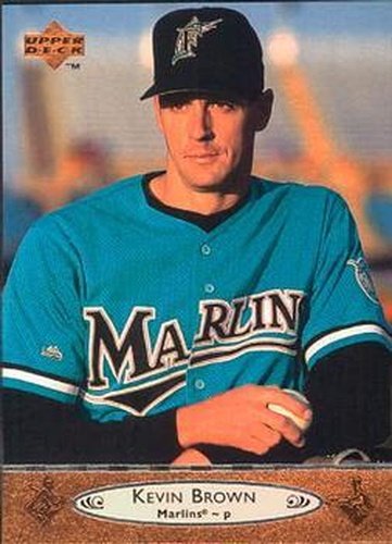 #495 Kevin Brown - Florida Marlins - 1996 Upper Deck Baseball
