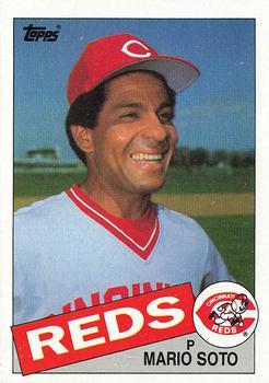 #495 Mario Soto - Cincinnati Reds - 1985 Topps Baseball