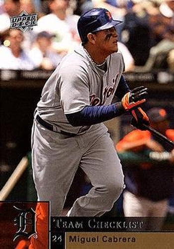 #495 Miguel Cabrera - Detroit Tigers - 2009 Upper Deck Baseball