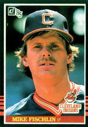 #495 Mike Fischlin - Cleveland Indians - 1985 Donruss Baseball