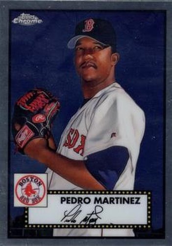 #495 Pedro Martinez - Boston Red Sox - 2021 Topps Chrome Platinum Anniversary Baseball