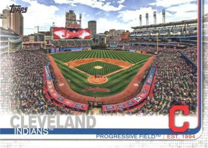 #495 Progressive Field - Cleveland Indians - 2019 Topps Baseball