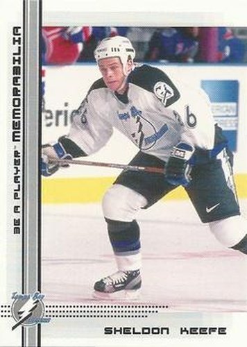 #495 Sheldon Keefe - Tampa Bay Lightning - 2000-01 Be a Player Memorabilia Hockey