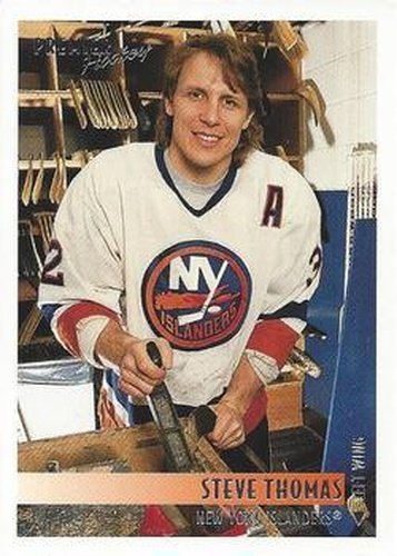 #495 Steve Thomas - New York Islanders - 1994-95 Topps Premier Hockey