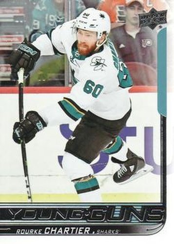 #495 Rourke Chartier - San Jose Sharks - 2018-19 Upper Deck Hockey