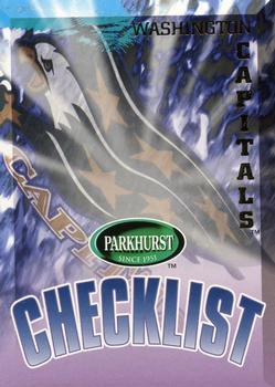 #495 Capitals Checklist - Washington Capitals - 1995-96 Parkhurst International Hockey