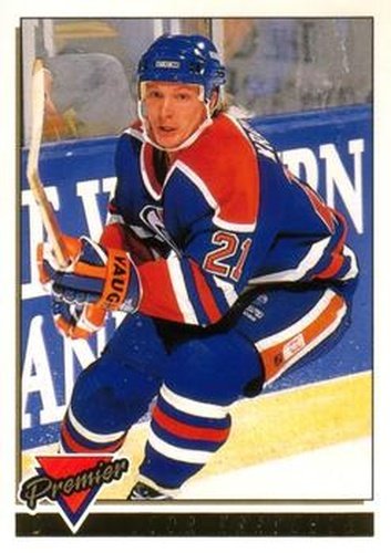 #495 Igor Kravchuk - Edmonton Oilers - 1993-94 O-Pee-Chee Premier Hockey - Gold