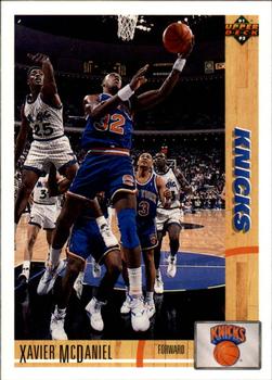 #495 Xavier McDaniel - New York Knicks - 1991-92 Upper Deck Basketball