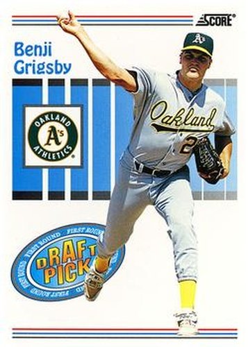 #495 Benji Grigsby - Oakland Athletics - 1993 Score Baseball