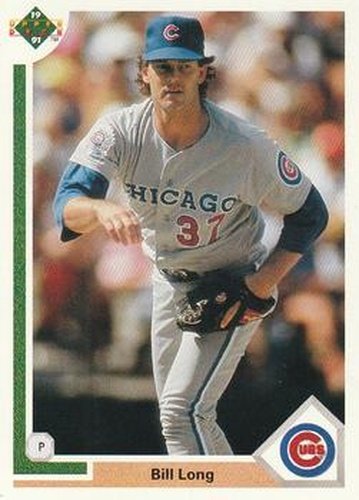 #495 Bill Long - Chicago Cubs - 1991 Upper Deck Baseball