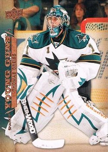 #495 Thomas Greiss - San Jose Sharks - 2007-08 Upper Deck Hockey