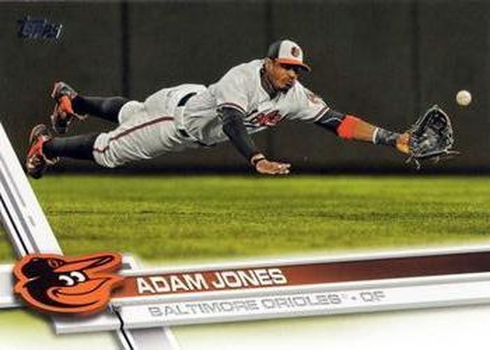 #495a Adam Jones - Baltimore Orioles - 2017 Topps Baseball