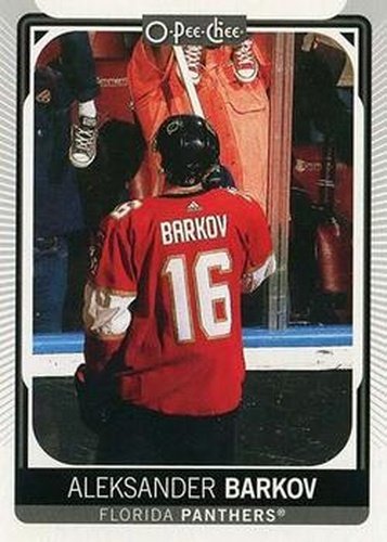 #495b Aleksander Barkov - Pre/Post Game - Florida Panthers - 2021-22 O-Pee-Chee Hockey