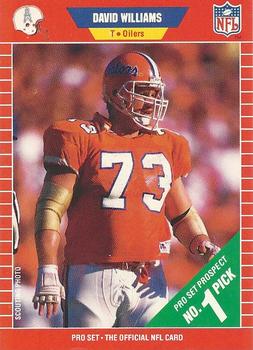 #496 David Williams - Houston Oilers - 1989 Pro Set Football