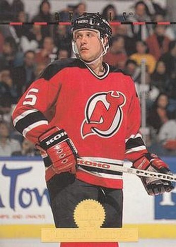 #496 Jaroslav Modry - New Jersey Devils - 1994-95 Leaf Hockey