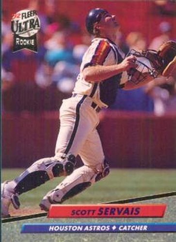 #496 Scott Servais - Houston Astros - 1992 Ultra Baseball